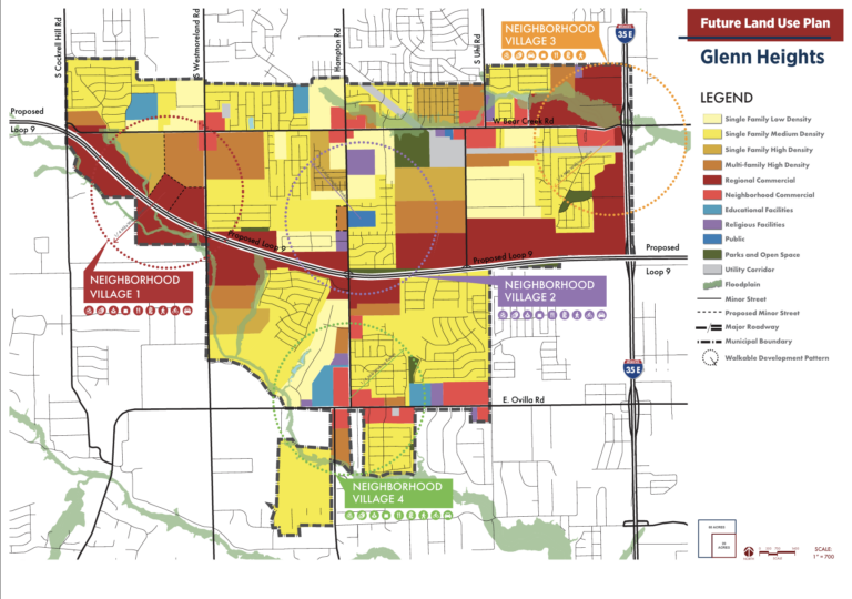 Glenn Heights Future Land Use Map
