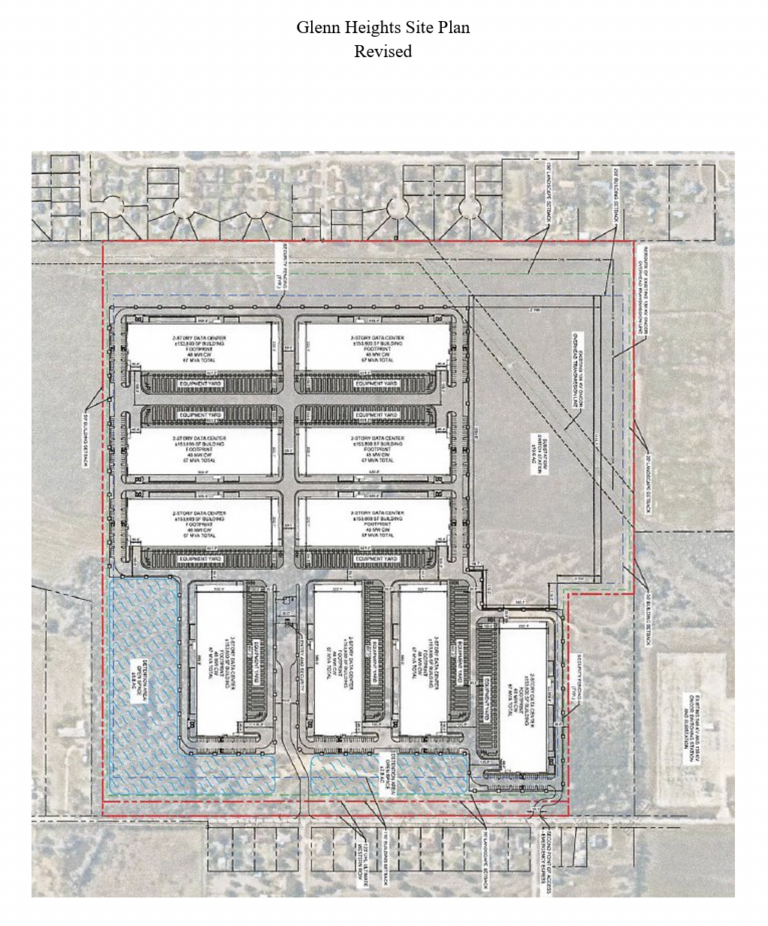 Glenn Heights Data Center Revised Site Plan