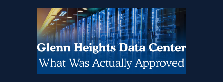 What Was Approved For The Glenn Heights Data Center