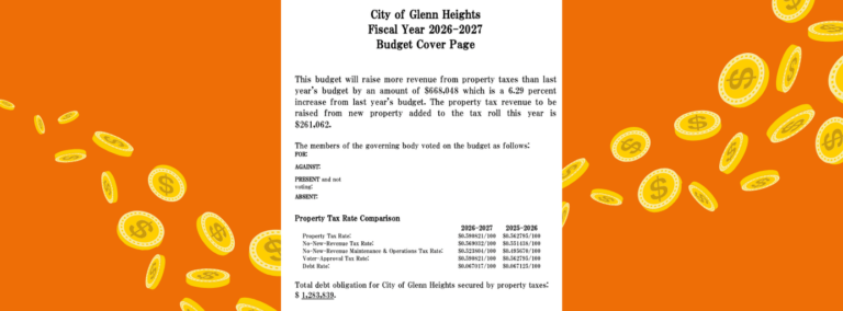 Growth Pressures Glenn Heights' Proposed Budget