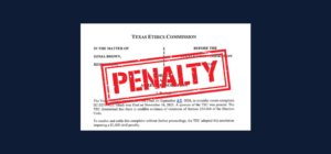 Texas Ethics Commission Fines Mayor Brown and 2025 “Forward Four” Candidates